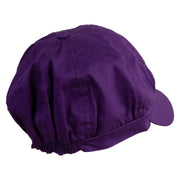 Mario Luigi Wario Waluigi Patched Cotton Elastic Newsboy Cap - Purple OSFM