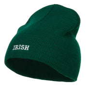 Mini Irish Embroidered Short Beanie