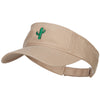 Mini Cactus Embroidered Cotton Washed Visor