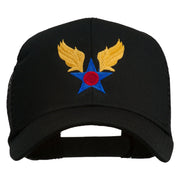 Army Air Corps Military Embroidered Mesh Back Cap