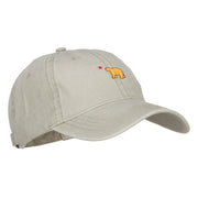 Mini Cali Bear Embroidered Washed Cap