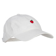 Mini Apple Embroidered Washed Cap