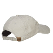 Mini Apple Embroidered Washed Cap