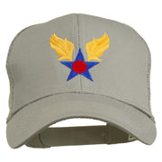 Army Air Corps Military Embroidered Mesh Back Cap