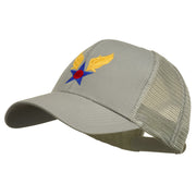 Army Air Corps Military Embroidered Mesh Back Cap