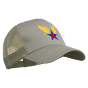 Army Air Corps Military Embroidered Mesh Back Cap