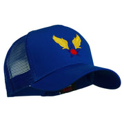 Army Air Corps Military Embroidered Mesh Back Cap