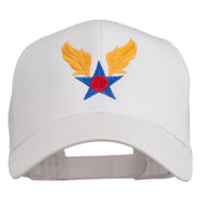 Army Air Corps Military Embroidered Mesh Back Cap