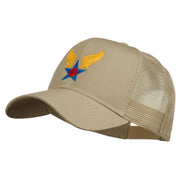 Army Air Corps Military Embroidered Mesh Back Cap