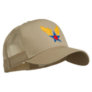 Army Air Corps Military Embroidered Mesh Back Cap