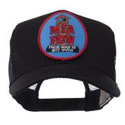 Pow Mia Embroidered Military Patched Mesh Cap