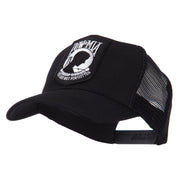 Pow Mia Embroidered Military Patched Mesh Cap