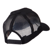 Pow Mia Embroidered Military Patched Mesh Cap