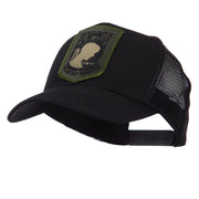 Pow Mia Embroidered Military Patched Mesh Cap