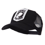 Pow Mia Embroidered Military Patched Mesh Cap