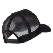 Pow Mia Embroidered Military Patched Mesh Cap