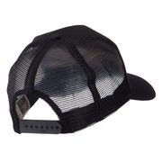 Pow Mia Embroidered Military Patched Mesh Cap