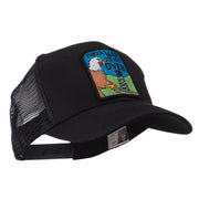 Pow Mia Embroidered Military Patched Mesh Cap