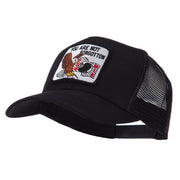 Pow Mia Embroidered Military Patched Mesh Cap