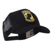 Pow Mia Embroidered Military Patched Mesh Cap