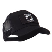 Pow Mia Embroidered Military Patched Mesh Cap