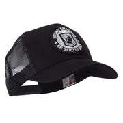 Pow Mia Embroidered Military Patched Mesh Cap