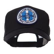 Pow Mia Embroidered Military Patched Mesh Cap