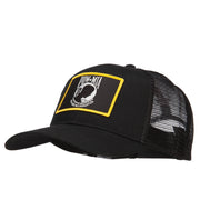 Pow Mia Embroidered Military Patched Mesh Cap