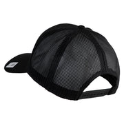 Marines The Few The Proud Embroidered Solid Cotton Twill Mesh Prostyle Cap - Black OSFM