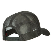 US Army Logo Embroidered Solid Cotton Mesh Pro Cap