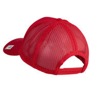 Marines The Few The Proud Embroidered Solid Cotton Twill Mesh Prostyle Cap - Red OSFM