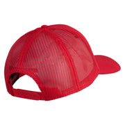 Marines The Few The Proud Embroidered Solid Cotton Twill Mesh Prostyle Cap - Red OSFM