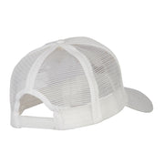 US Army Logo Embroidered Solid Cotton Mesh Pro Cap