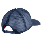 Marines The Few The Proud Embroidered Solid Cotton Twill Mesh Prostyle Cap - Navy OSFM