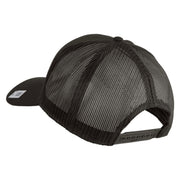 Marines The Few The Proud Embroidered Solid Cotton Twill Mesh Prostyle Cap - Charcoal OSFM