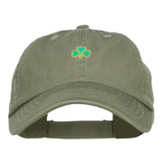 Mini Shamrock Embroidered Pet Spun Cap