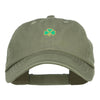 Mini Shamrock Embroidered Pet Spun Cap