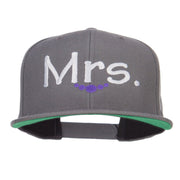 Mrs Embroidered Snapback Cap