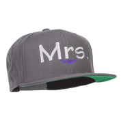 Mrs Embroidered Snapback Cap