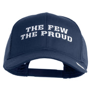 The Few The Proud Embroidered Solid Cotton Twill Mesh Prostyle Cap - Navy OSFM