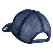 The Few The Proud Embroidered Solid Cotton Twill Mesh Prostyle Cap - Navy OSFM