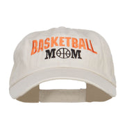 Basketball Mom Embroidered Low Profile Cap