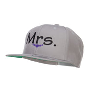 Mrs Embroidered Snapback Cap