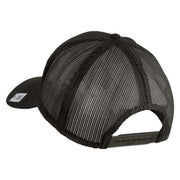 The Few The Proud Embroidered Solid Cotton Twill Mesh Prostyle Cap - Charcoal OSFM