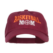 Basketball Mom Embroidered Low Profile Cap