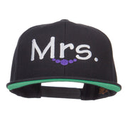 Mrs Embroidered Snapback Cap