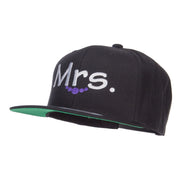 Mrs Embroidered Snapback Cap