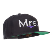 Mrs Embroidered Snapback Cap