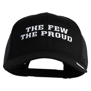 The Few The Proud Embroidered Solid Cotton Twill Mesh Prostyle Cap - Black OSFM