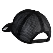 The Few The Proud Embroidered Solid Cotton Twill Mesh Prostyle Cap - Black OSFM